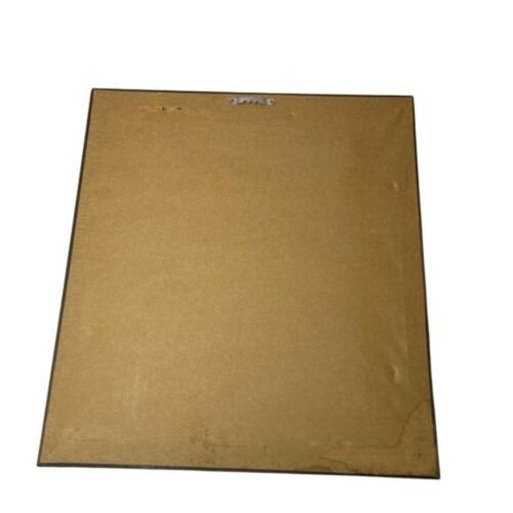 Framed Needlepoint White Cat With Yellow Rose Matted 13 X 12” - Picture 2 of 5